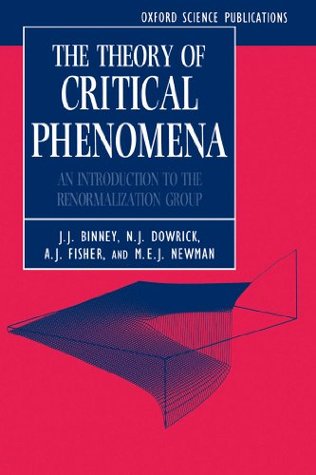 Read Online The Theory of Critical Phenomena: An Introduction to the Renormalization Group (Oxford Science Publications) - J.J. Binney | ePub