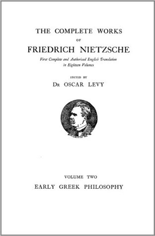 Read Early Greek Philosophy Volume Two Original-Scan - Friedrich Nietzsche file in ePub
