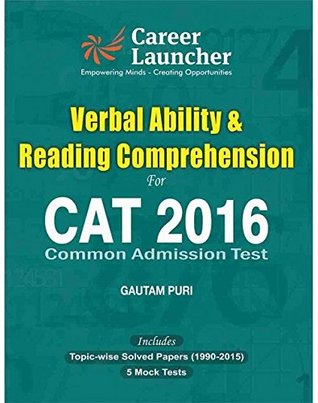 Read Online CAT Verbal Ability & Reading Comprehension 2016 - Gautam Puri | PDF
