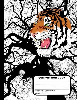 Read Wild Tiger Composition Notebook 200 Graph Paper Pages -  file in PDF