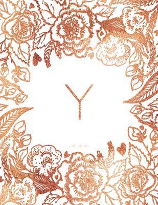 Read Y Journal Notebook: Personalized Gift, Faux Rose Gold Monogram Journal with Initial -  file in ePub