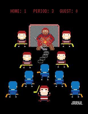 Full Download Journal Home 1 Period 3 Guest 0: Ice Hockey Books for Kids - 8.5x11 Journal Notebook -  file in ePub