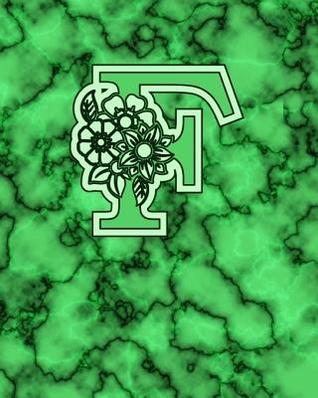 Download F: Gorgeous Marble Monogram Initial Notebook for Ladies with Flower Design on Each Page - Diaprintlab file in PDF