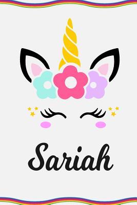 Download Sariah: Personal Notebook - Personal Diary - Unicorn Notebook - Writing Journal - Personalized Notebook - Custom Notebook - Unicorn Gift - Unicorn Birthday Book - Custom Name Notebook -  file in PDF