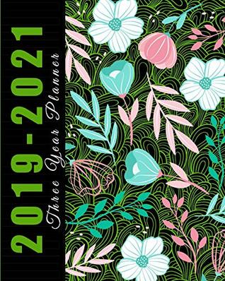 Read Online 2019-2021 Three Year Planner: UFO Green Flowers Cover, 8 x 10 Three Year 2019-2021 Calendar Planner, Monthly Calendar Schedule Organizer (36 Months Calendar Planner) - Lora Blossom file in PDF