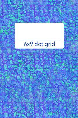 Read Online 6x9 Dot Grid: Blue Groovy Colorful Cover Sketch Book Planner Organizer with Dot Grid Pages! - Colorful Subject Books file in PDF