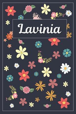 Download Lavinia: Lined Writing Notebook with Personalized Name 120 Pages 6x9 Flowers -  file in PDF