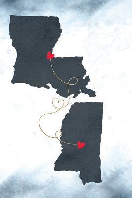 Read Louisiana & Mississippi: Long Distance Out of State Notebook - Blank Lines -  | ePub