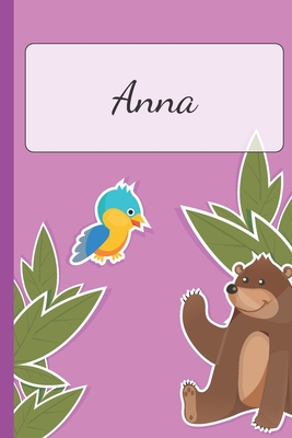 Read Online Anna: Personalized Name Notebook for Girls Custemized with 110 Dot Grid Pages A custom Journal as a Gift for your Daughter or Wife Perfect as School Supplies or as a Christmas or Birthday Present Cute Girl Diary - Cute Journal Lovers | ePub